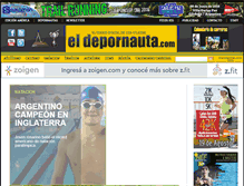 Tablet Screenshot of eldepornauta.com.ar